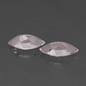 캐럿 천연 라이트 핑크 모가나이트 보석, 마퀴즈, 7.9×4.1 mm, VVS-VS