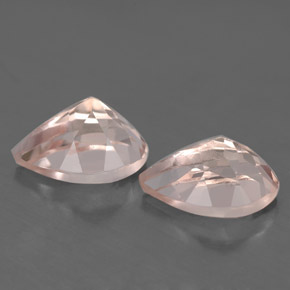 캐럿 천연 라이트 핑크 모가나이트 보석, 배 모양, 9×6 mm, VVS-VS