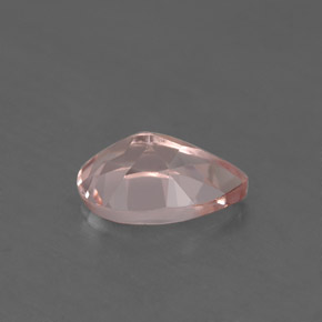 1.21캐럿 천연 라이트 핑크 모가나이트, 배 모양, 8.8×5.9 mm, VVS
