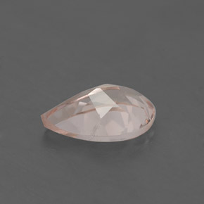 1.15캐럿 천연 라이트 핑크 모가나이트, 배 모양, 9×6 mm, VS-SI