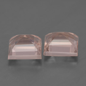 캐럿 천연 라이트 핑크 모가나이트 보석, 스퀘어, 7×7 mm, VS