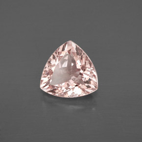 1.44캐럿 천연 라이트 핑크 모가나이트, 트릴리언, 8.1×7.9 mm, VVS-VS