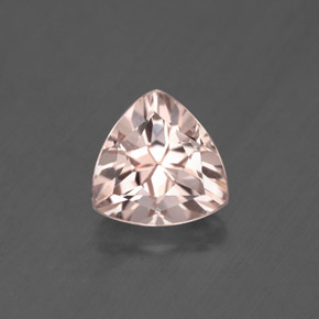 1.55캐럿 천연 라이트 핑크 모가나이트, 트릴리언, 7.9×7.9 mm, VS