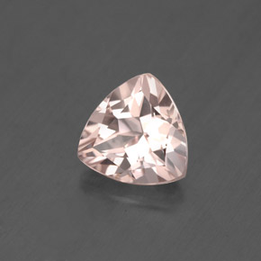 1.55캐럿 천연 라이트 핑크 모가나이트, 트릴리언, 7.9×7.9 mm, VS