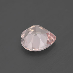 1.45캐럿 천연 라이트 핑크 모가나이트, 하트 모양, 8×8 mm, VVS-VS
