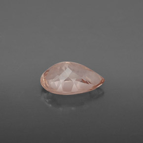 1.77캐럿 천연 라이트 핑크 모가나이트, 배 모양, 10×7.1 mm, VS-SI
