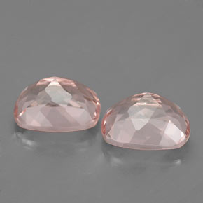 캐럿 천연 라이트 핑크 모가나이트 보석, 쿠션 컷, 8.1×6.3 mm, VS