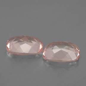 캐럿 천연 라이트 핑크 모가나이트 보석, 쿠션 컷, 7.9×6.1 mm, VVS-VS