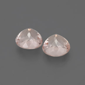 캐럿 천연 살몬 핑크 모가나이트 보석, 라운드 컷, 5.51 mm, VVS-VS