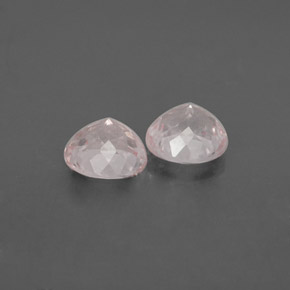 캐럿 천연 라이트 핑크 모가나이트 보석, 라운드 컷, 5.47 mm, VS