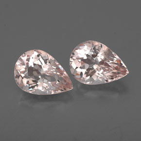 캐럿 천연 살몬 핑크 모가나이트 보석, 배 모양, 6.9×5 mm, VVS-VS