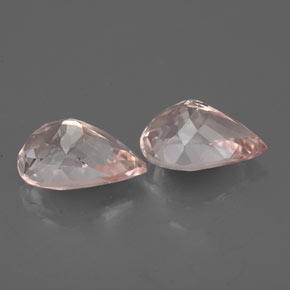캐럿 천연 살몬 핑크 모가나이트 보석, 배 모양, 6.9×5 mm, VVS-VS