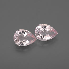 캐럿 천연 라이트 핑크 모가나이트 보석, 배 모양, 7×5.1 mm, VVS-VS