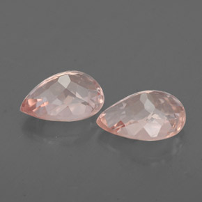 캐럿 천연 살몬 핑크 모가나이트 보석, 배 모양, 7×5 mm, VS