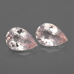 캐럿 천연 살몬 핑크 모가나이트 보석, 배 모양, 7.1×5 mm, VS