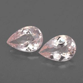 캐럿 천연 살몬 핑크 모가나이트 보석, 배 모양, 7.1×5 mm, VS