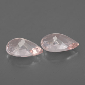 캐럿 천연 살몬 핑크 모가나이트 보석, 배 모양, 7.1×5 mm, VS