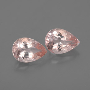 캐럿 천연 살몬 핑크 모가나이트 보석, 배 모양, 7.1×5 mm, VS