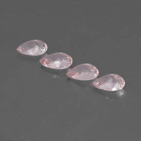 캐럿 천연 라이트 핑크 모가나이트 보석, 배 모양, 7×4.9 mm, VVS-VS