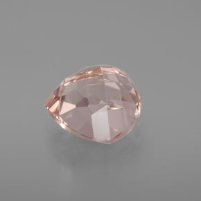 4.65캐럿 천연 살몬 핑크 모가나이트, 트릴리언, 11×11 mm, VVS-VS
