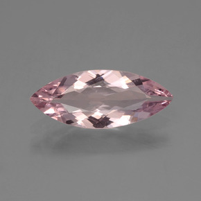 1.32캐럿 천연 라이트 핑크 모가나이트, 마퀴즈, 13.5×5.5 mm, VS