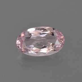 1.12캐럿 천연 라이트 핑크 모가나이트, 타원형 컷, 9.3×5.7 mm, VVS