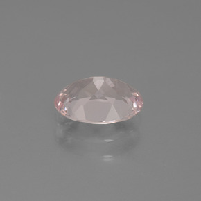 1.07캐럿 천연 라이트 핑크 모가나이트, 타원형 컷, 8.1×5.9 mm, VS