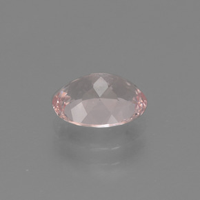 1.51캐럿 천연 라이트 핑크 모가나이트, 타원형 컷, 8.7×6.9 mm, VVS-VS