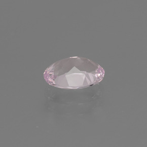 1.02캐럿 천연 라이트 핑크 모가나이트, 타원형 컷, 7.8×5.9 mm, VVS