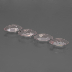 캐럿 천연 라이트 핑크 모가나이트 보석, 마퀴즈, 8×4.1 mm, VVS