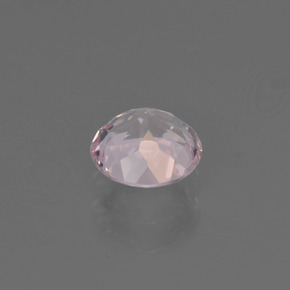 0.62캐럿 천연 라이트 핑크 모가나이트, 라운드 컷, 5.62 mm, VVS-VS