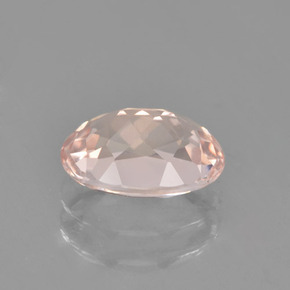 1.74캐럿 천연 라이트 핑크 모가나이트, 타원형 컷, 9.1×6.7 mm, VVS-VS