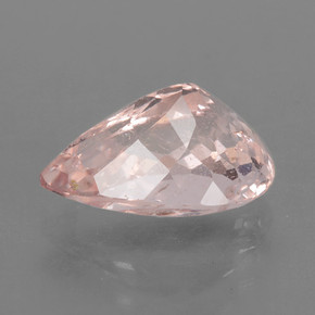 2.00캐럿 천연 라이트 핑크 모가나이트, 배 모양, 10.2×7 mm, VS-SI