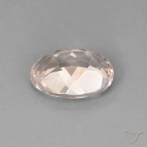 0.91캐럿 천연 Medium Light-Pink 모르가나이트, 타원형, VVS-VS