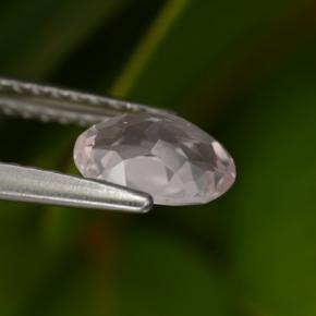 0.70캐럿 천연 플라밍고 핑크 모가나이트, 타원형 컷, 7×5.1 mm, VS