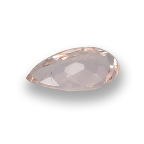 0.62캐럿 천연 라이트 핑크 모가나이트, 배 모양, 8.1×4.9 mm, VVS-VS