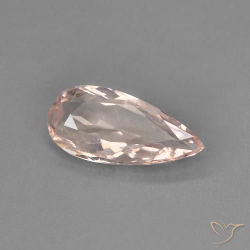 0.90캐럿 천연 Medium Light-Pink 모르가나이트, 배 모양, VVS