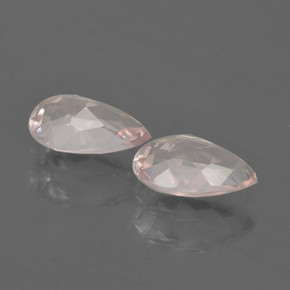 1.09캐럿 천연 플라밍고 핑크 모가나이트 보석, 배 모양, 7.2×4.5 mm, VVS-VS