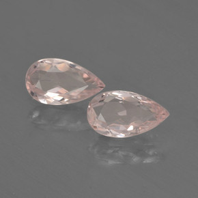 캐럿 천연 라이트 핑크 모가나이트 보석, 배 모양, 7×4 mm, VVS