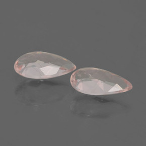 0.95캐럿 천연 라이트 핑크 모가나이트 보석, 배 모양, 7.3×4.2 mm, VVS