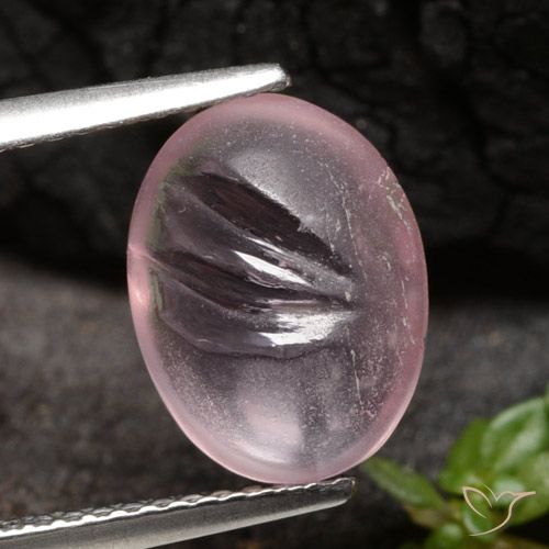 3.09ct 자연스러운 미디엄 핑크 모르가나이트, 타원형, 투명한