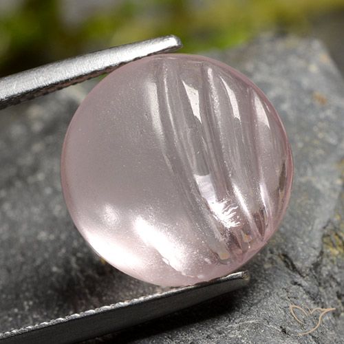 7.33ct 자연스러운 로즈 핑크 톤 모르가나이트, 둥근, 투명한