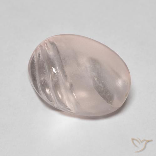 4.15ct 자연스러운 라이트 핑크 모르가나이트, 타원형, 투명한