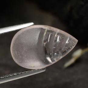 3.60캐럿 천연 라이트 핑크 모르가나이트, 배 모양, 투명한