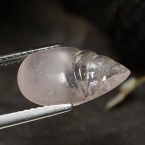 3.60캐럿 천연 라이트 핑크 모르가나이트, 배 모양, 투명한