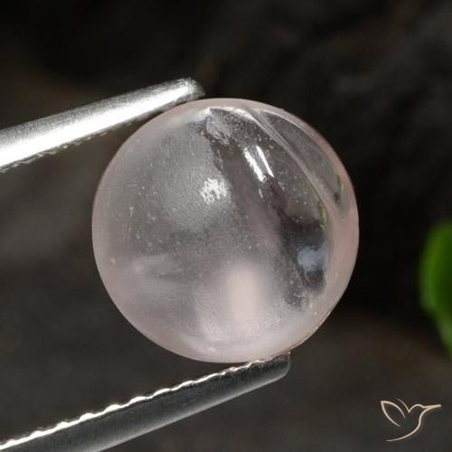 2.54ct 자연스러운 라이트 핑크 모르가나이트, 둥근, 투명한