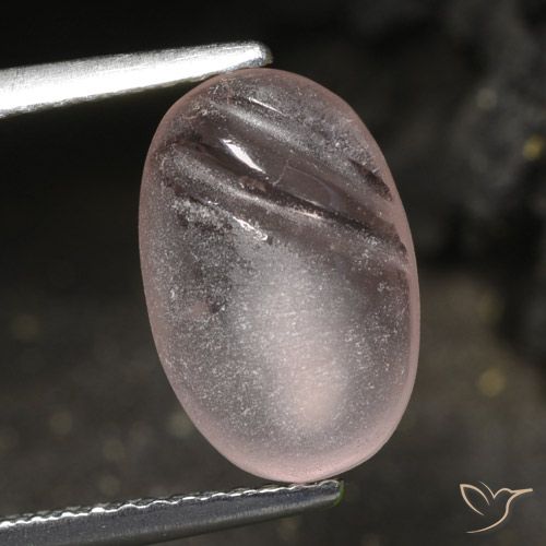2.42ct 자연스러운 코랄 핑크 톤 모르가나이트, 타원형, 투명한
