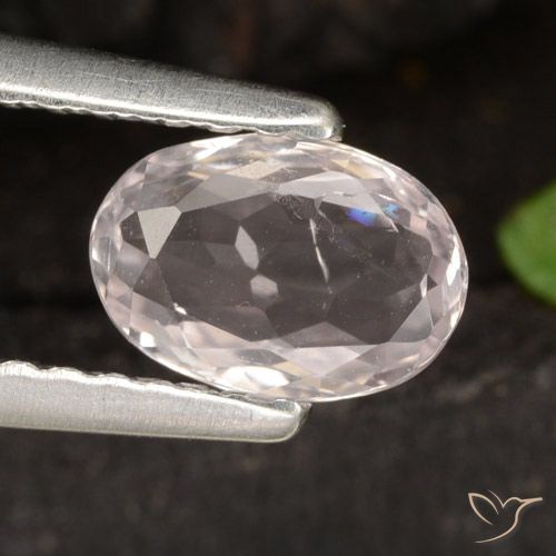 0.57ct 자연스러운 플라밍고 핑크 모르가나이트, 타원형, VS-SI