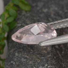 1.13캐럿 천연 플라밍고 핑크 모가나이트, 배 모양, 9.1×5.7 mm, VVS-VS