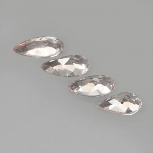 2.03캐럿 천연 코랄 핑크 톤 모르가나이트 보석, 배 모양, VVS